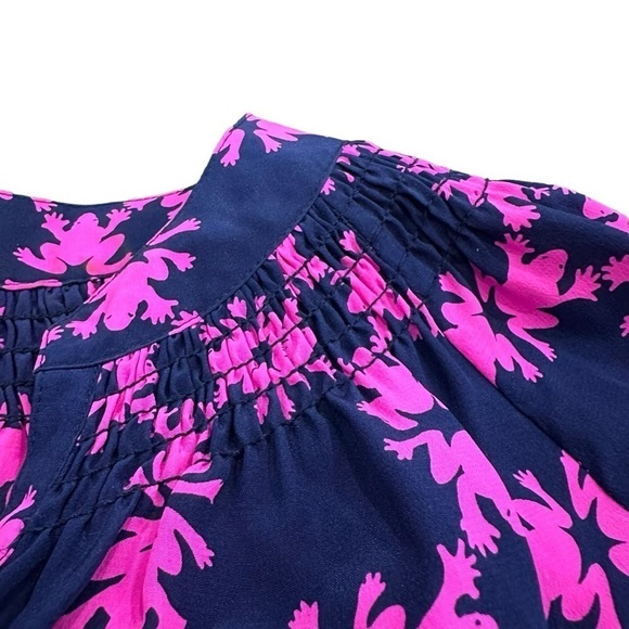 Lilly Pulitzer Elsa top Get Hoppy silk - Picture 5 of 8